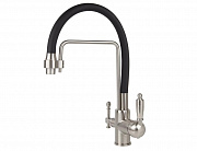 Смеситель для кухни Viko V-5615 черный/хром