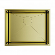 Интегрированная кухонная мойка Omoikiri Taki 54-U/IF-LG нерж.сталь/светлое золото 4973093