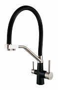 Смеситель для кухни Viko V-5822 черный/хром