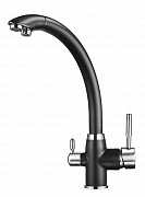 Смеситель для кухни (мойки) Granula 2167 чёрный