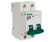 Автоматический выключатель DEKraft ВА-101 2P 40A (С) 4,5kA