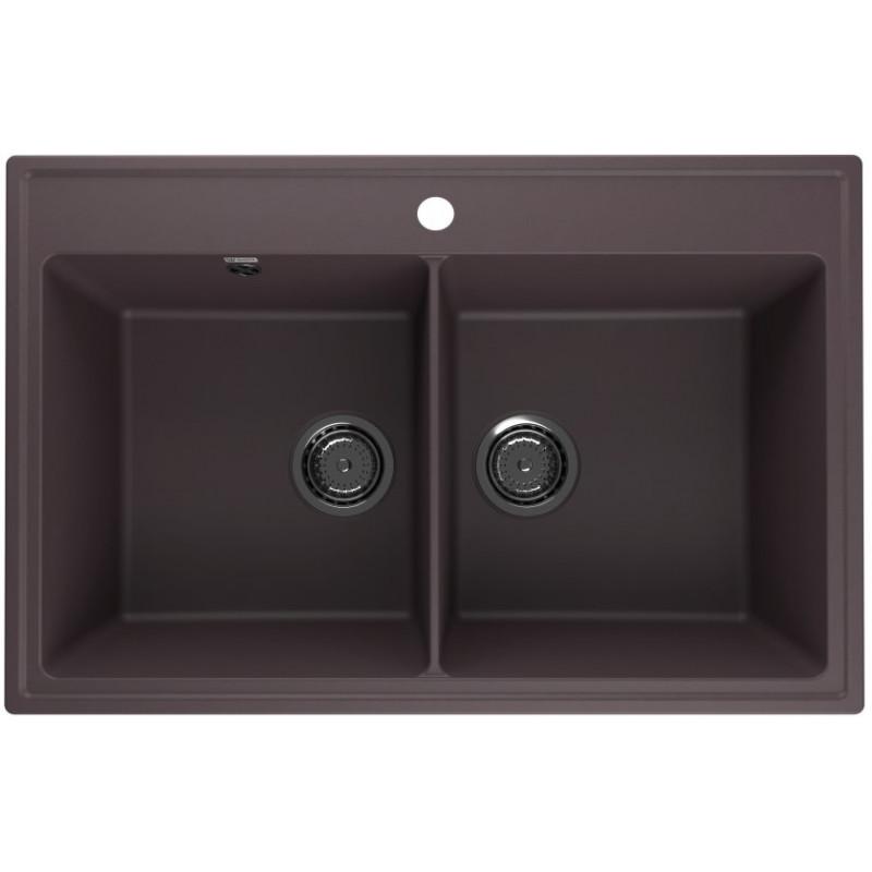 Мойка Ulgran Quartz Ruma 780-06 трюфель