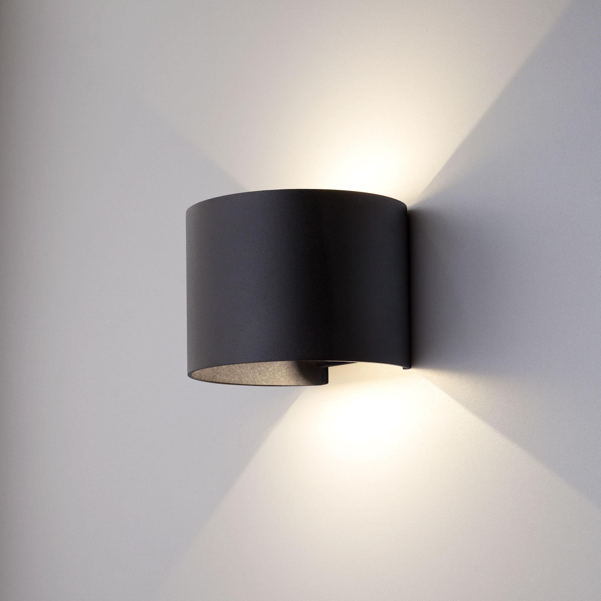Уличный настенный светодиодный светильник Elektrostandard 1518 TECHNO LED Blade черный