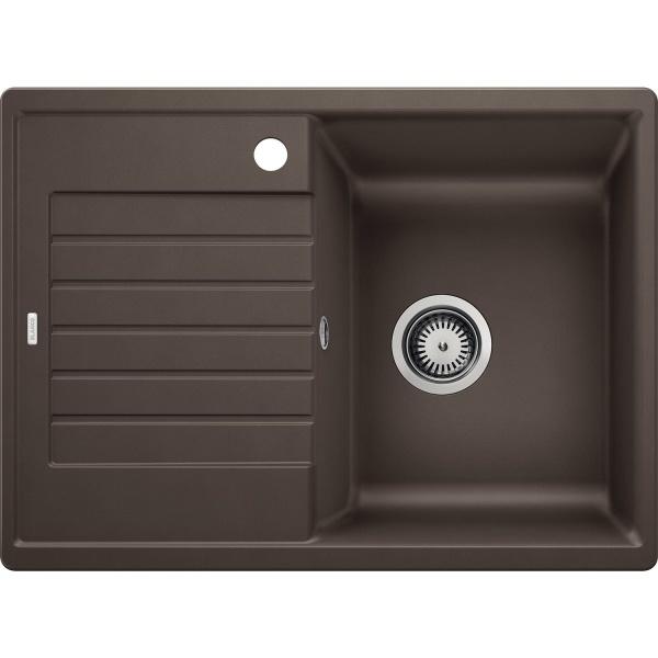 Врезная кухонная мойка Blanco ZIA 45 S Compact SILGRANIT PuraDur кофе