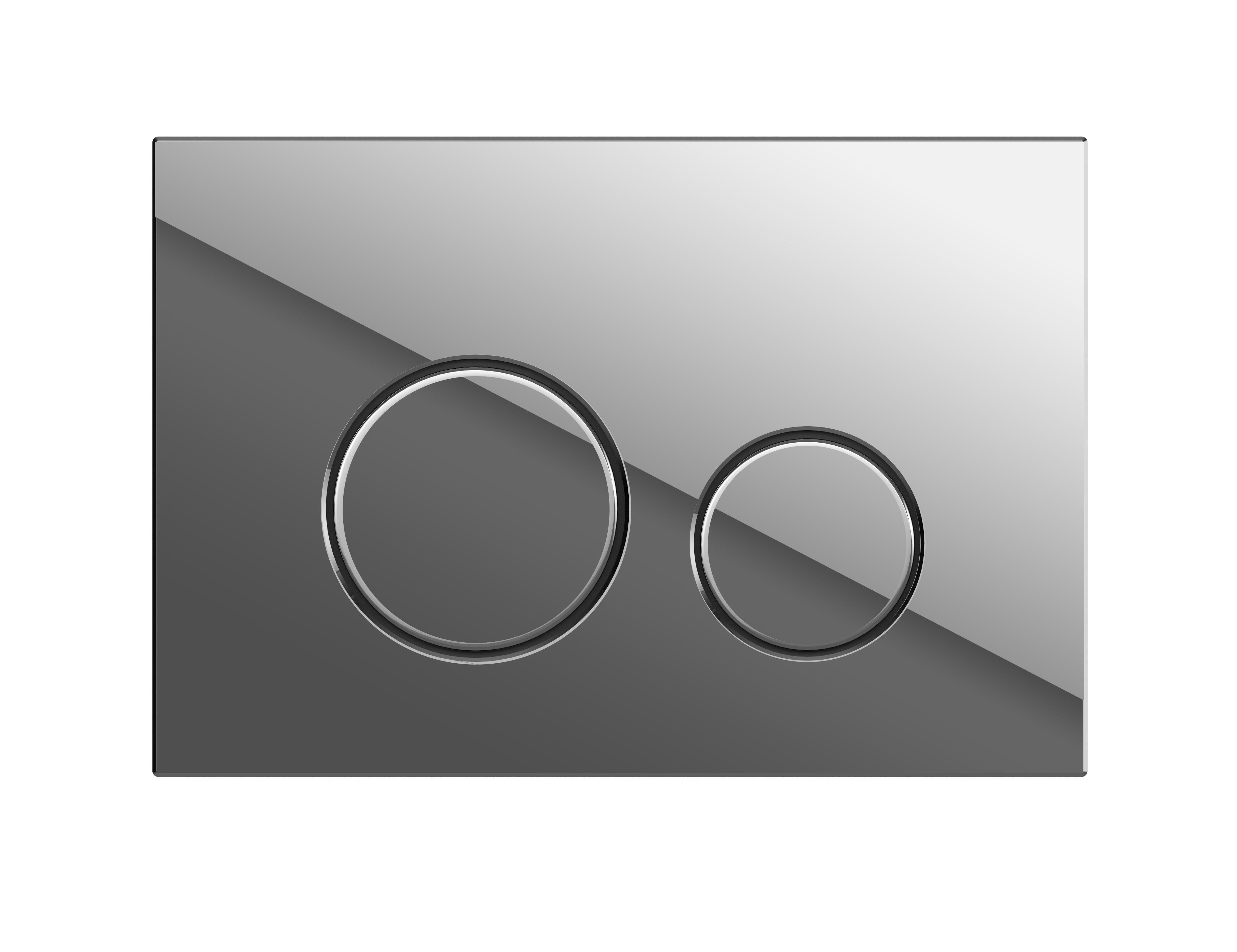 Кнопка смыва Cersanit Twins для Link Pro/Vector/Link/Hi-Tec 63523 хром