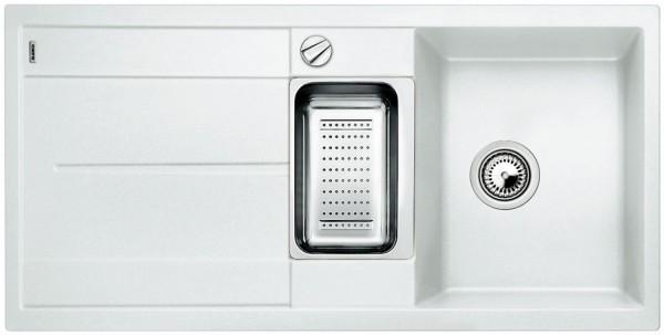 Врезная кухонная мойка Blanco METRA 6S SILGRANIT PuraDur белый
