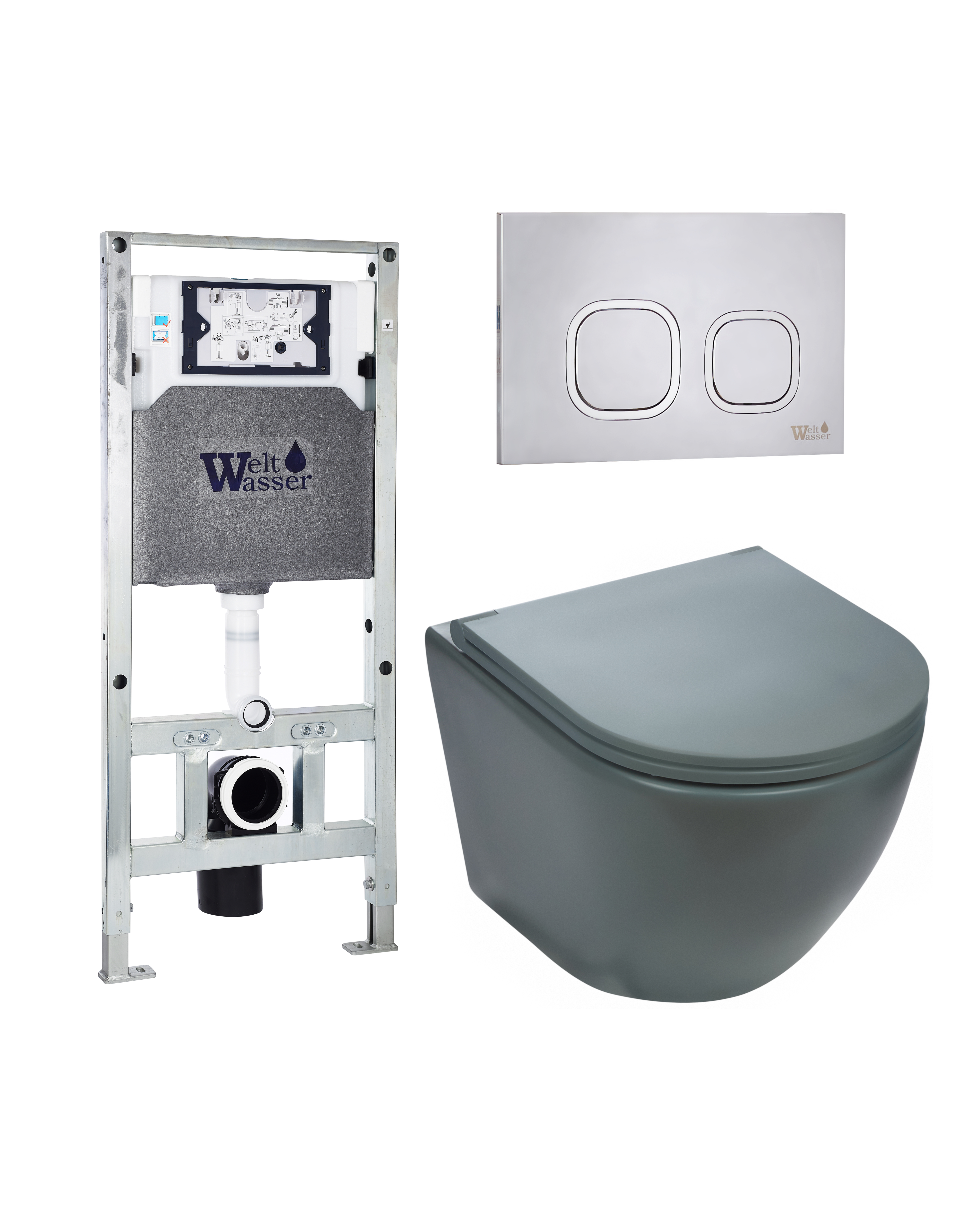 Комплект WeltWasser 10000010865 Merzbach 041 MT-GR + Amberg 506 ST + Amberg RD-MT CR