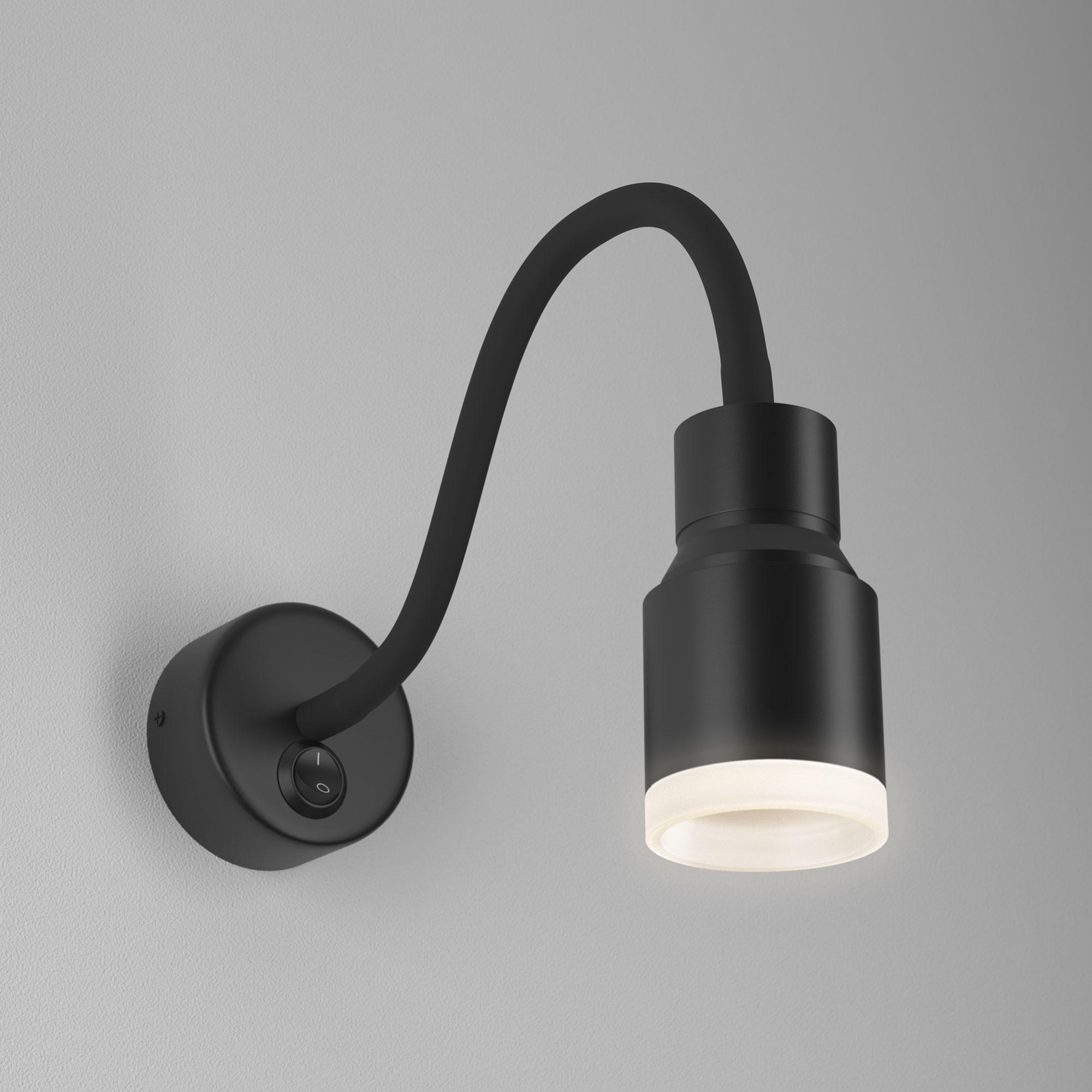Настенный светодиодный светильник Elektrostandard Molly LED черный (MRL LED 1015)