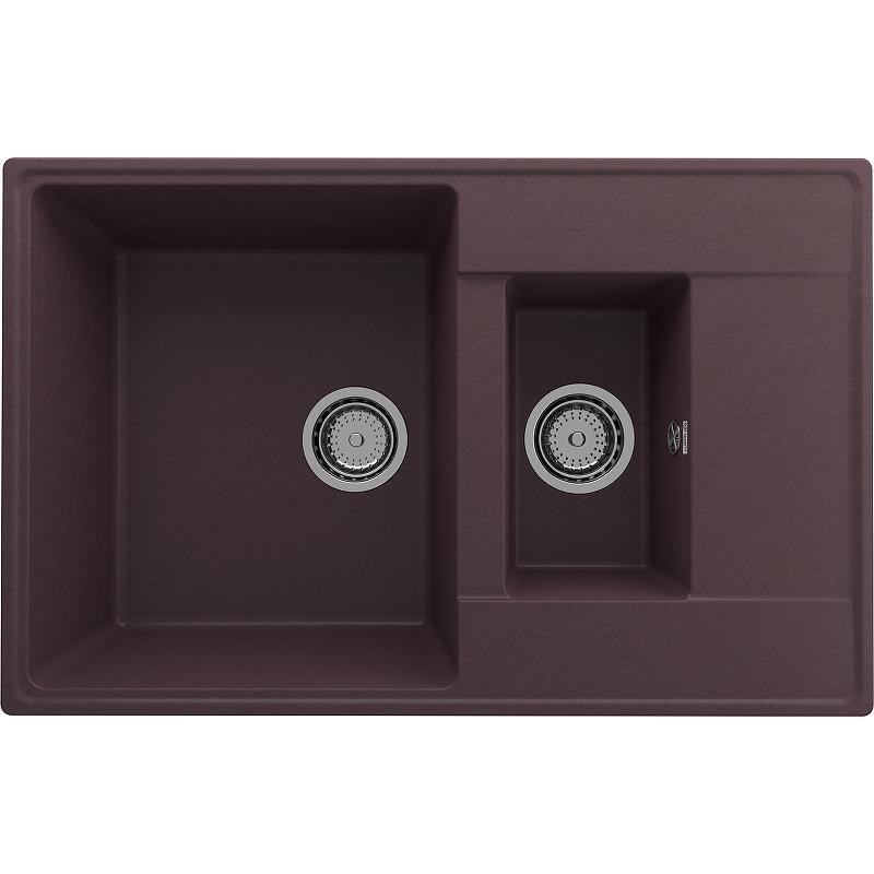 Мойка Ulgran Quartz Prima 780 1,5 K-06 трюфель