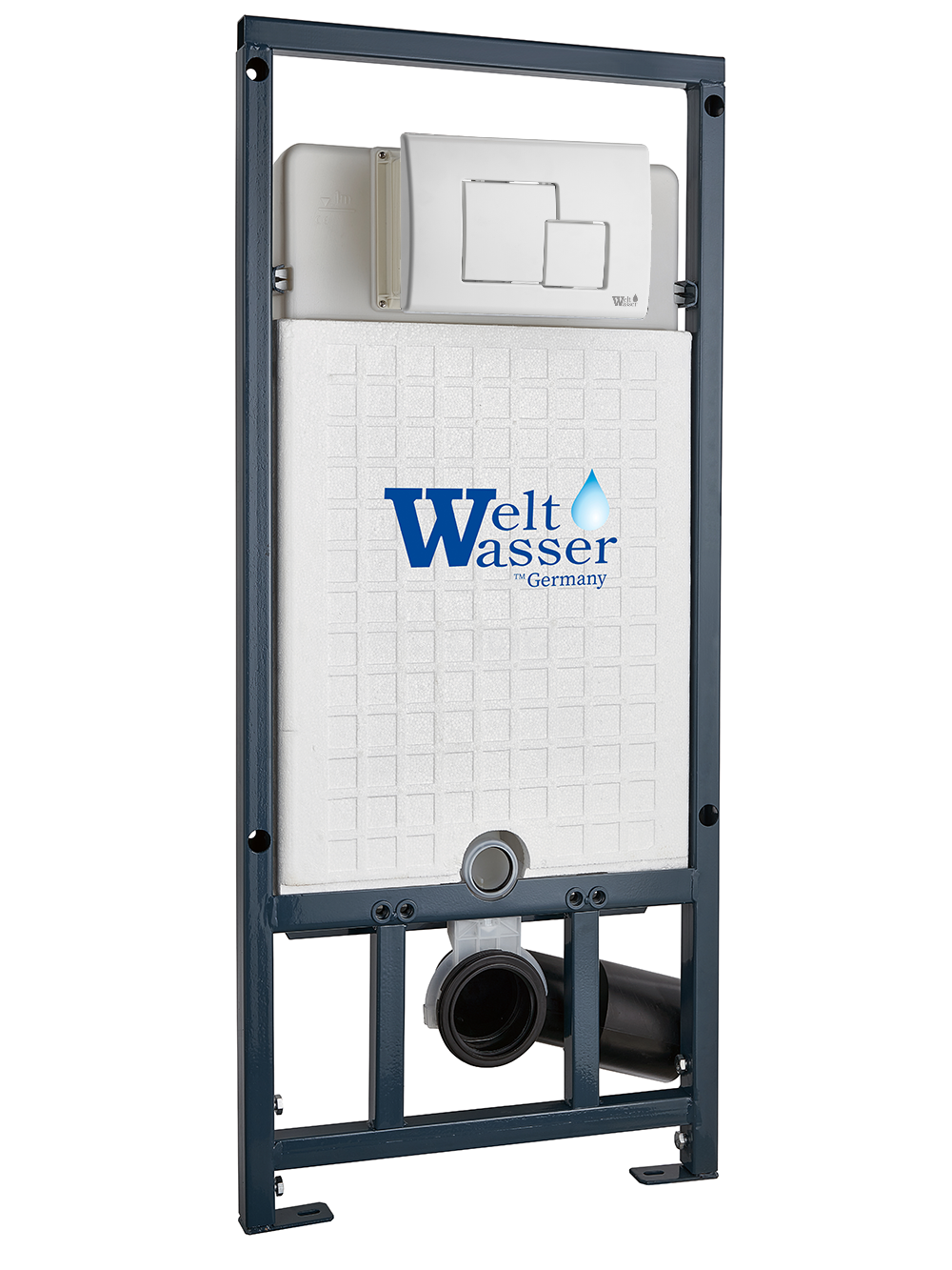 Инсталляция для унитаза WeltWasser WW Marberg 507 SE WT 10000011215 квадратная кнопка