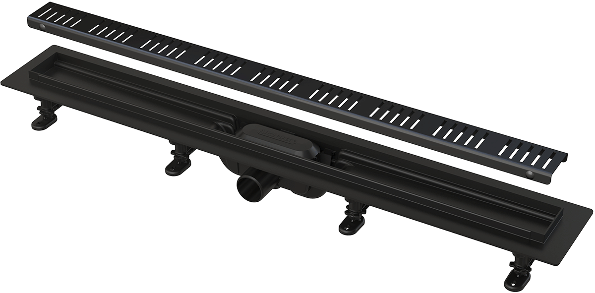 Душевой лоток AlcaPlast APZ10BLACK-950M черный матовый