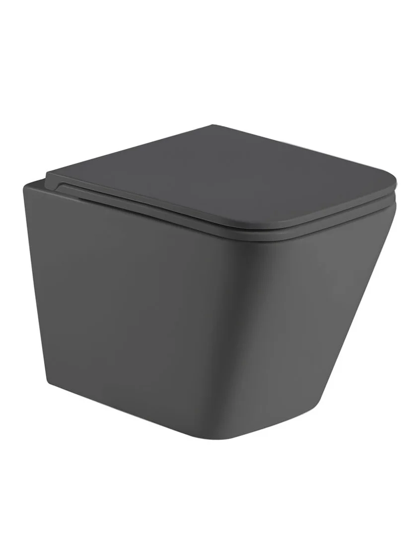 Унитаз подвесной 49x36.5x34 WeltWasser Gelbach 043 MT-GR 10000011967 безободковый, с микролифтом, се