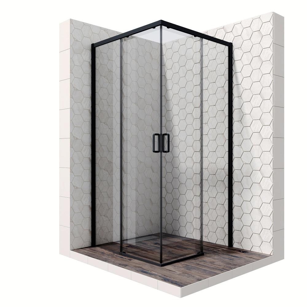 Душевое ограждение Ambassador Queen 11011204Black 100x100x200