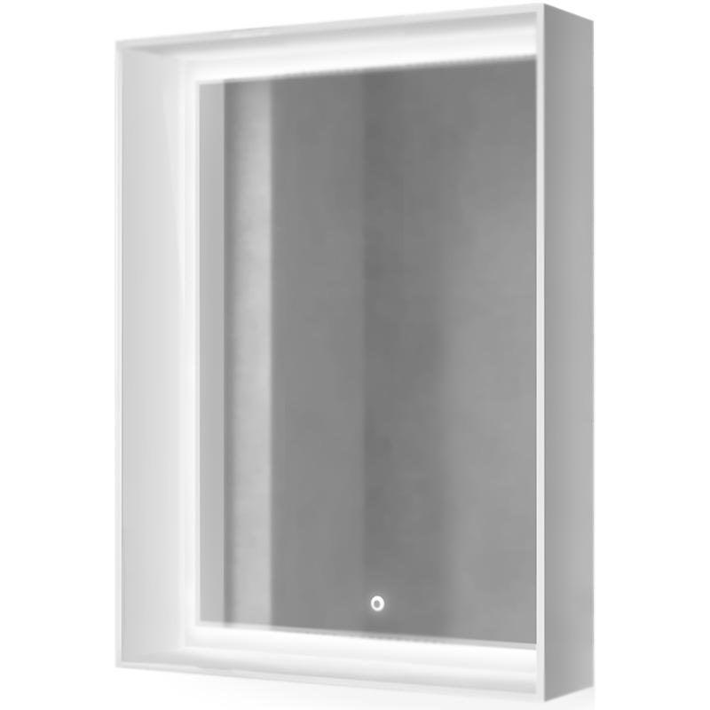 Зеркало Raval Frame 75 с подсветкой сенсор Fra.02.75/W белое