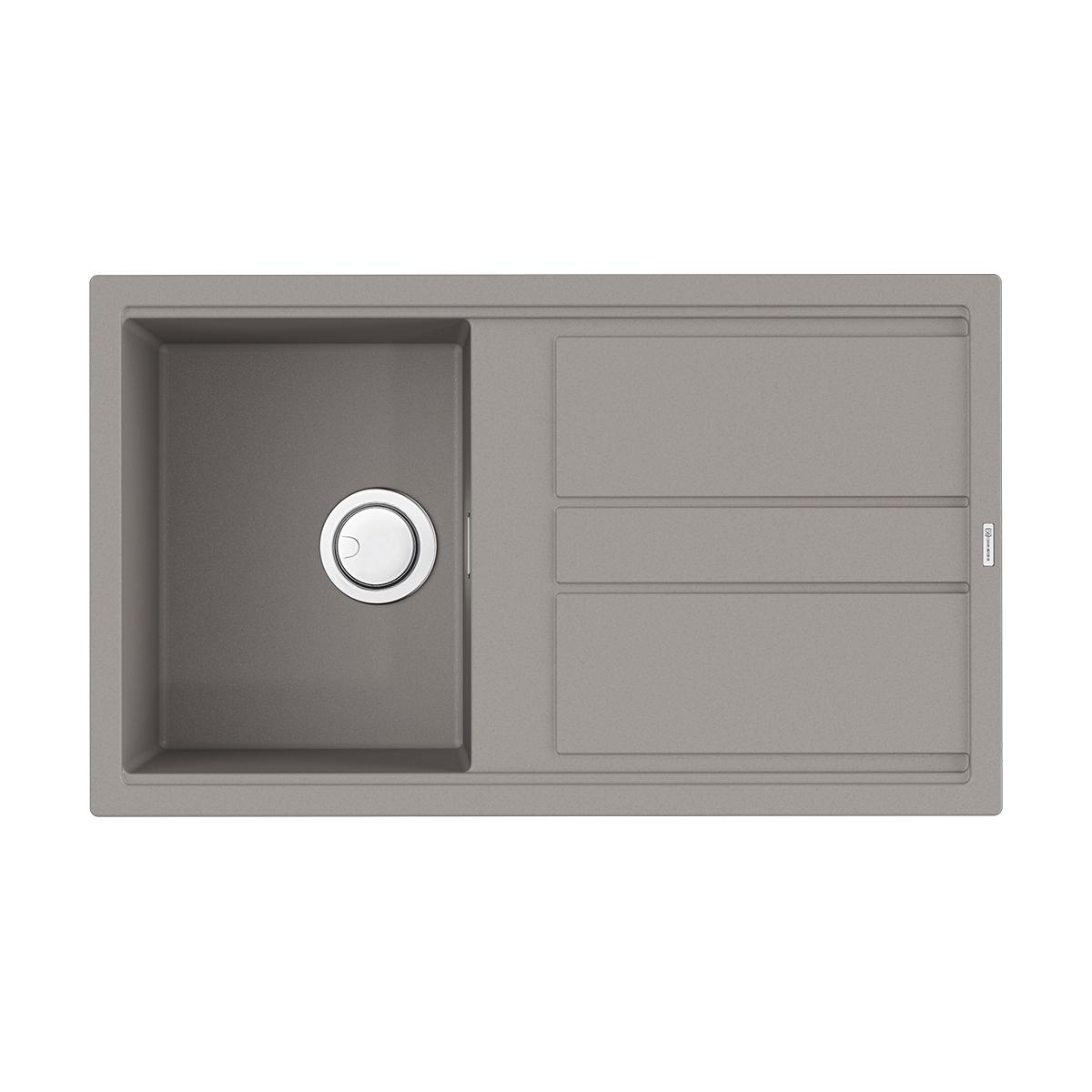 Врезная кухонная мойка Omoikiri Kitagawa 86-GR leningrad grey 4993807