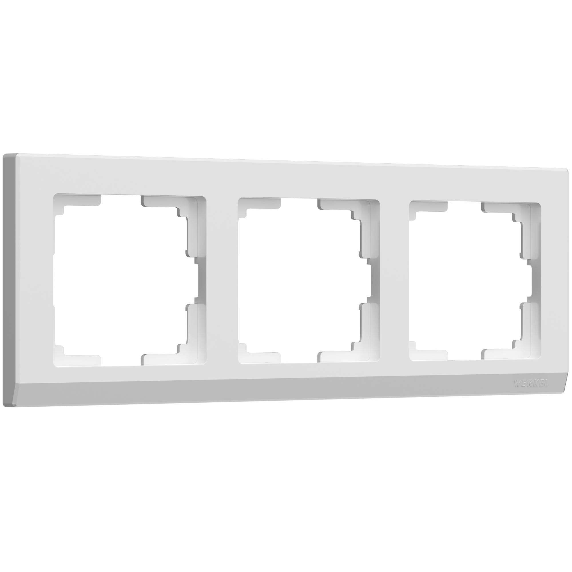Рамка на 3 поста белый Werkel W0031801