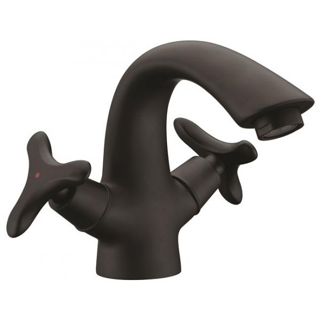 Смеситель для раковины (умывальника) Kaiser Trio 57011-2 черный