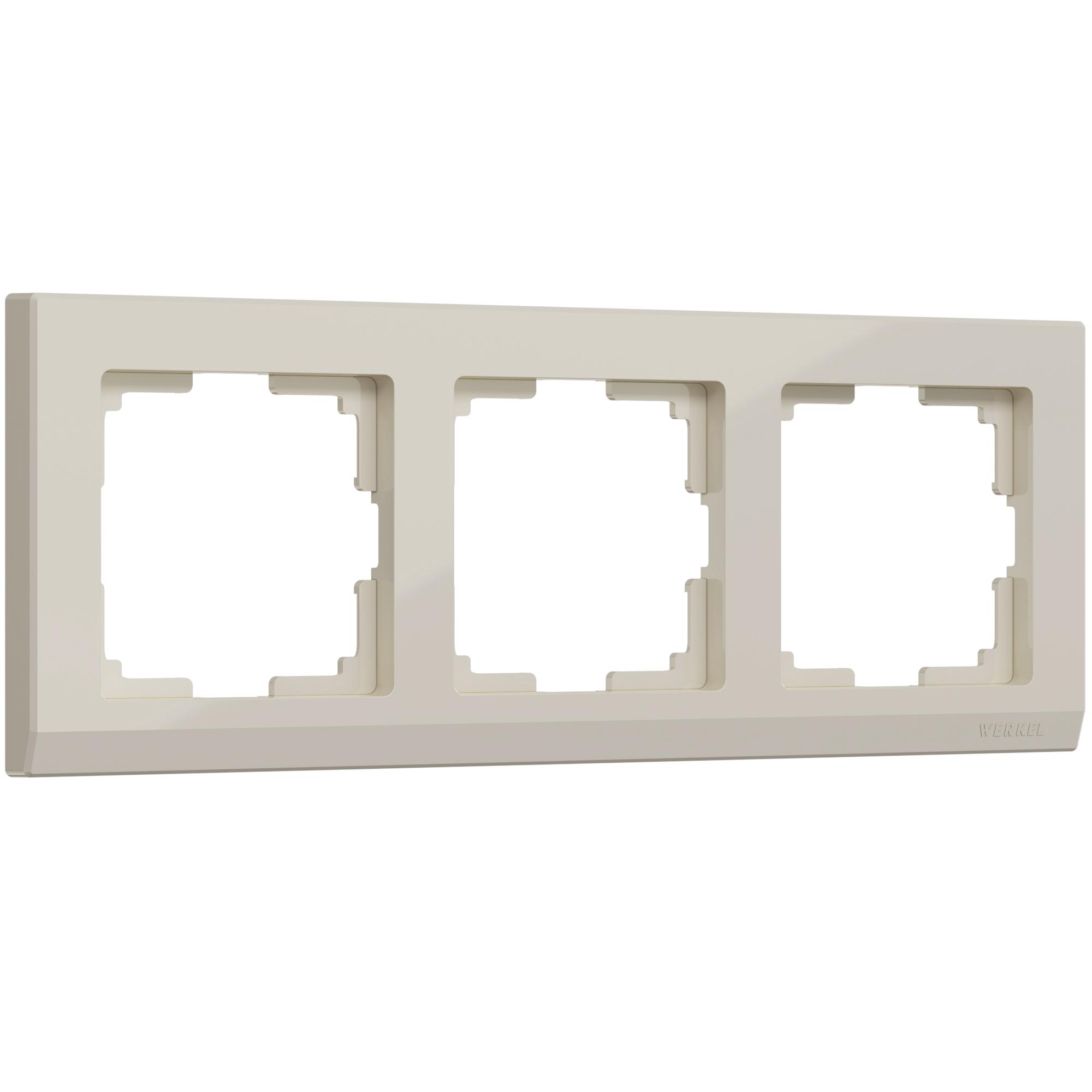 Рамка на 3 поста слоновая кость Werkel W0031803