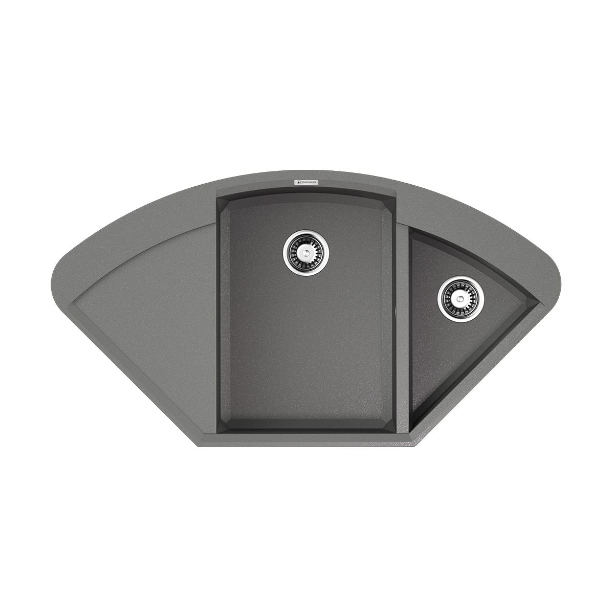 Врезная кухонная мойка Omoikiri Sakaime 105C-GR leningrad grey 4993576
