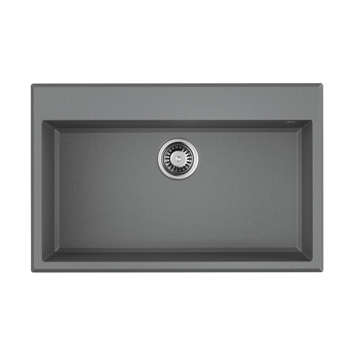 Врезная кухонная мойка Omoikiri Tedori 79-GR leningrad grey 4993571