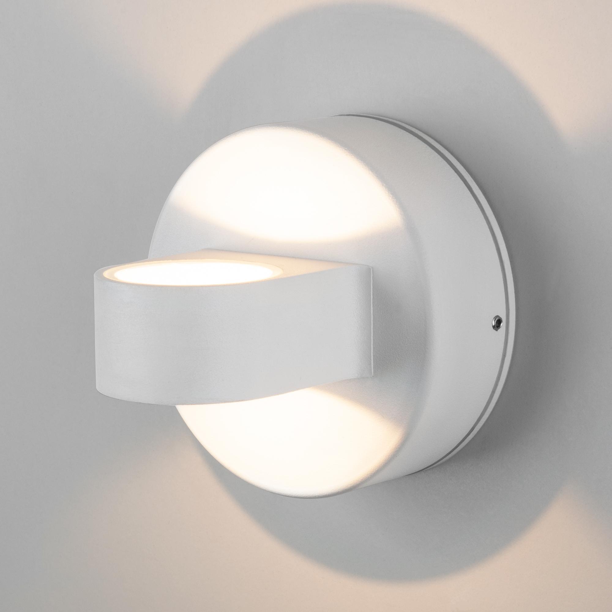 Уличный настенный светодиодный светильник Elektrostandard 1523 TECHNO LED Glow белый