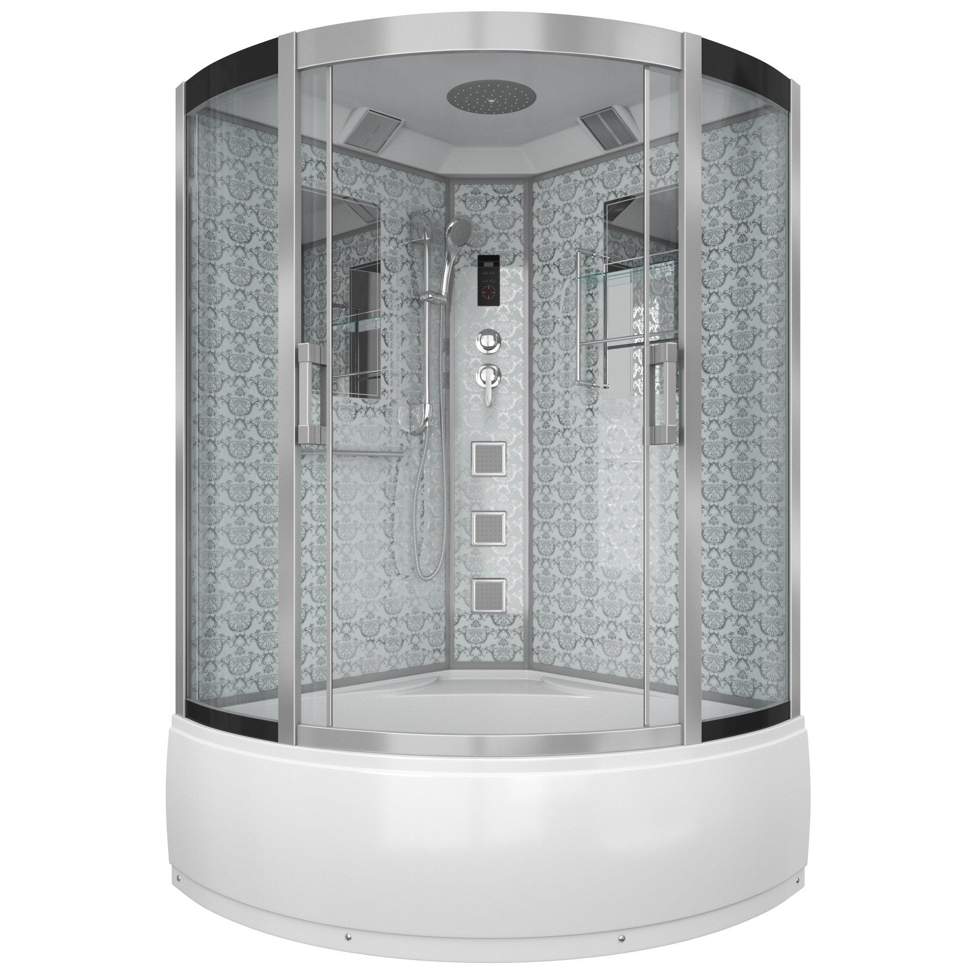 Душевая кабина Niagara Luxe 7744W 120x120 высокий поддон (4 места)