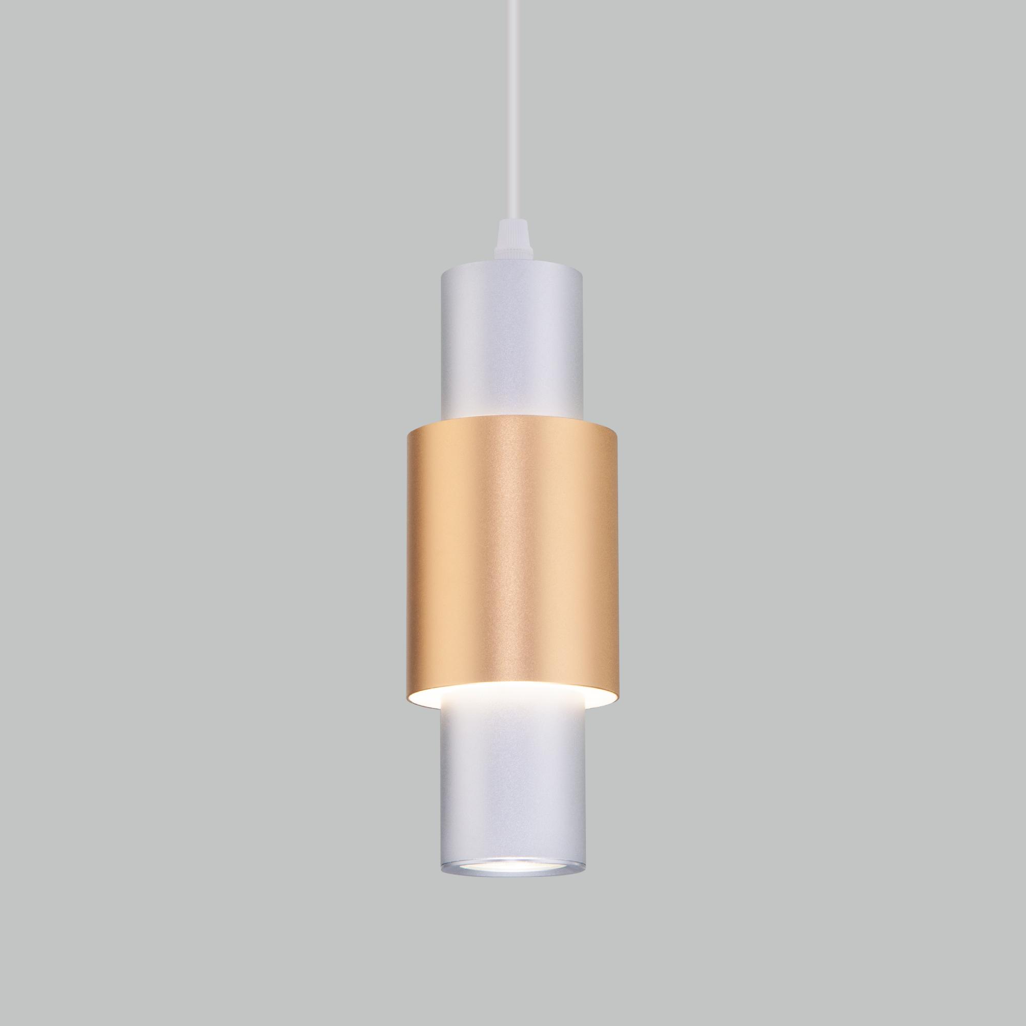 Подвесной светильник Eurosvet 50204/1 LED серебро/золото