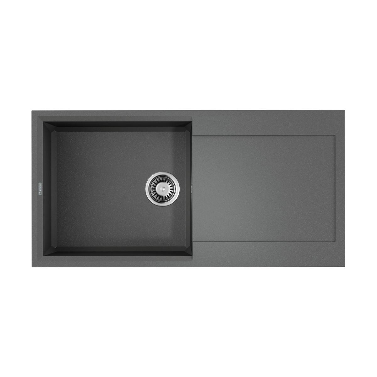 Врезная кухонная мойка Omoikiri Sakaime 100-GR leningrad grey 4993561