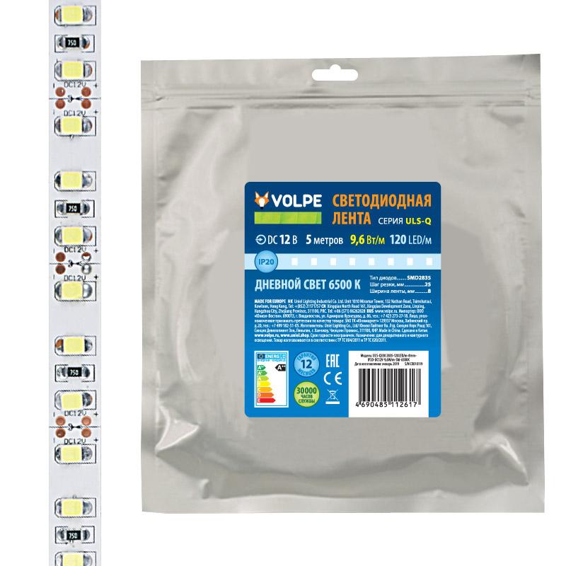 Лента светодиодная (IP20, IP33) Volpe ULS-Q330 UL-00004539