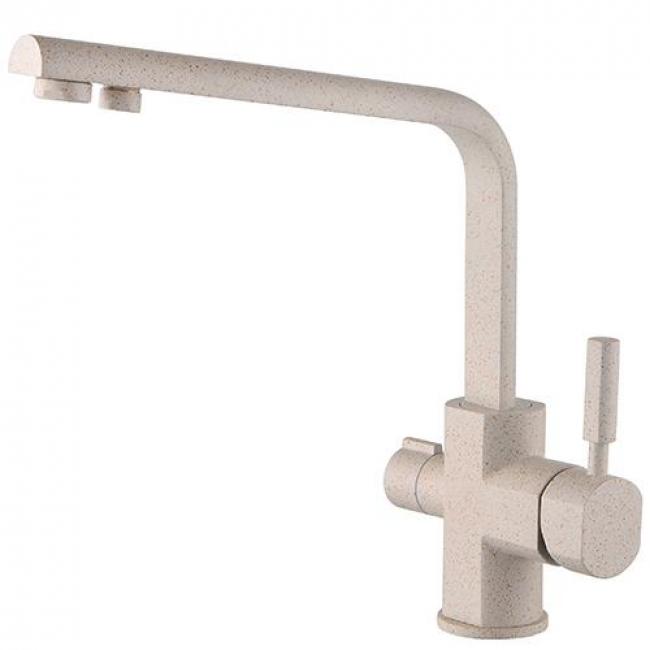 Смеситель для кухни (мойки) под фильтр Kaiser Decor 40144-8 песочный