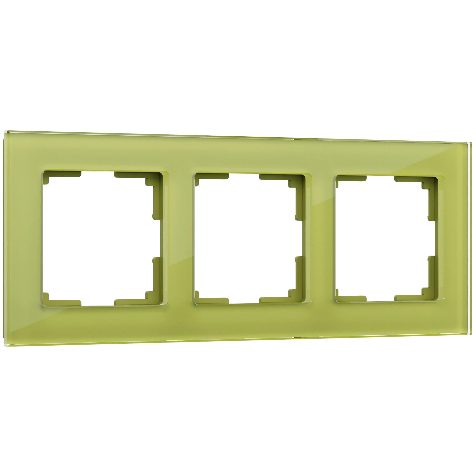 Рамка на 3 поста фисташковый Werkel WL01-Frame-03