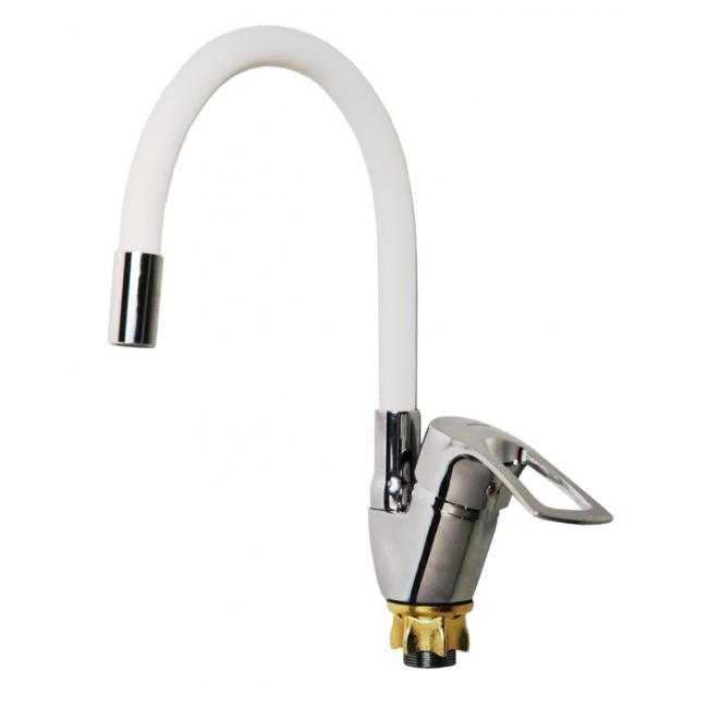Смеситель для кухни Viko V-6448 White хром