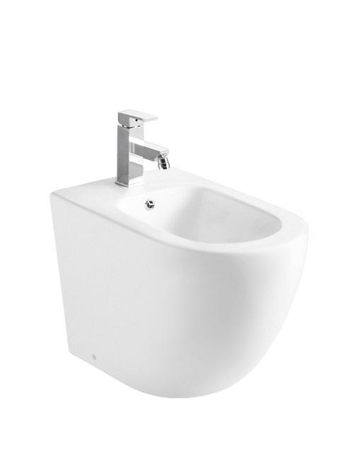 Биде напольное WeltWasser 41x36.8x57.3 WW MERZBACH 003 GL-WT 10000003705 белый глянец