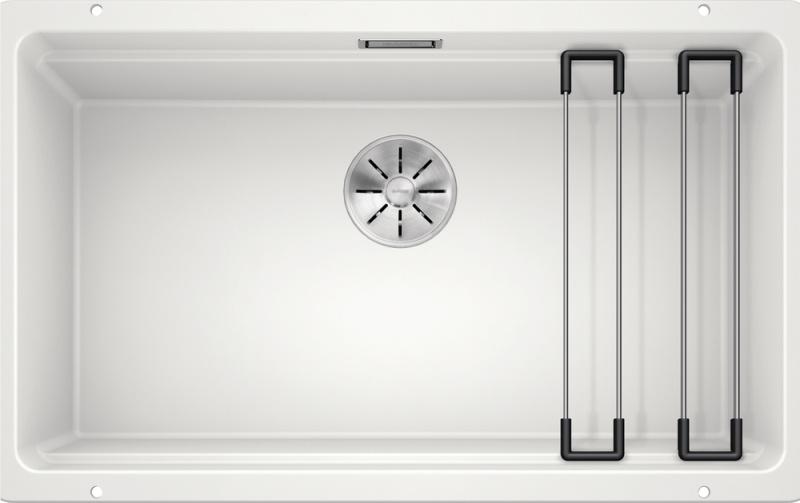 Врезная кухонная мойка Blanco ETAGON 700-U SILGRANIT PuraDur белый