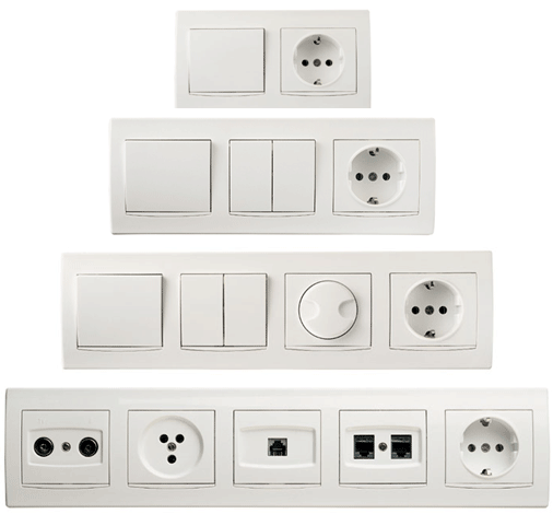 Розетки, выключатели