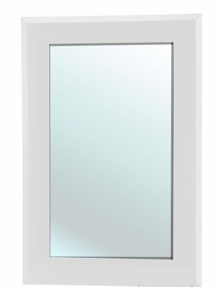 Зеркало Bellezza LUSSO-100 черное (стекло)