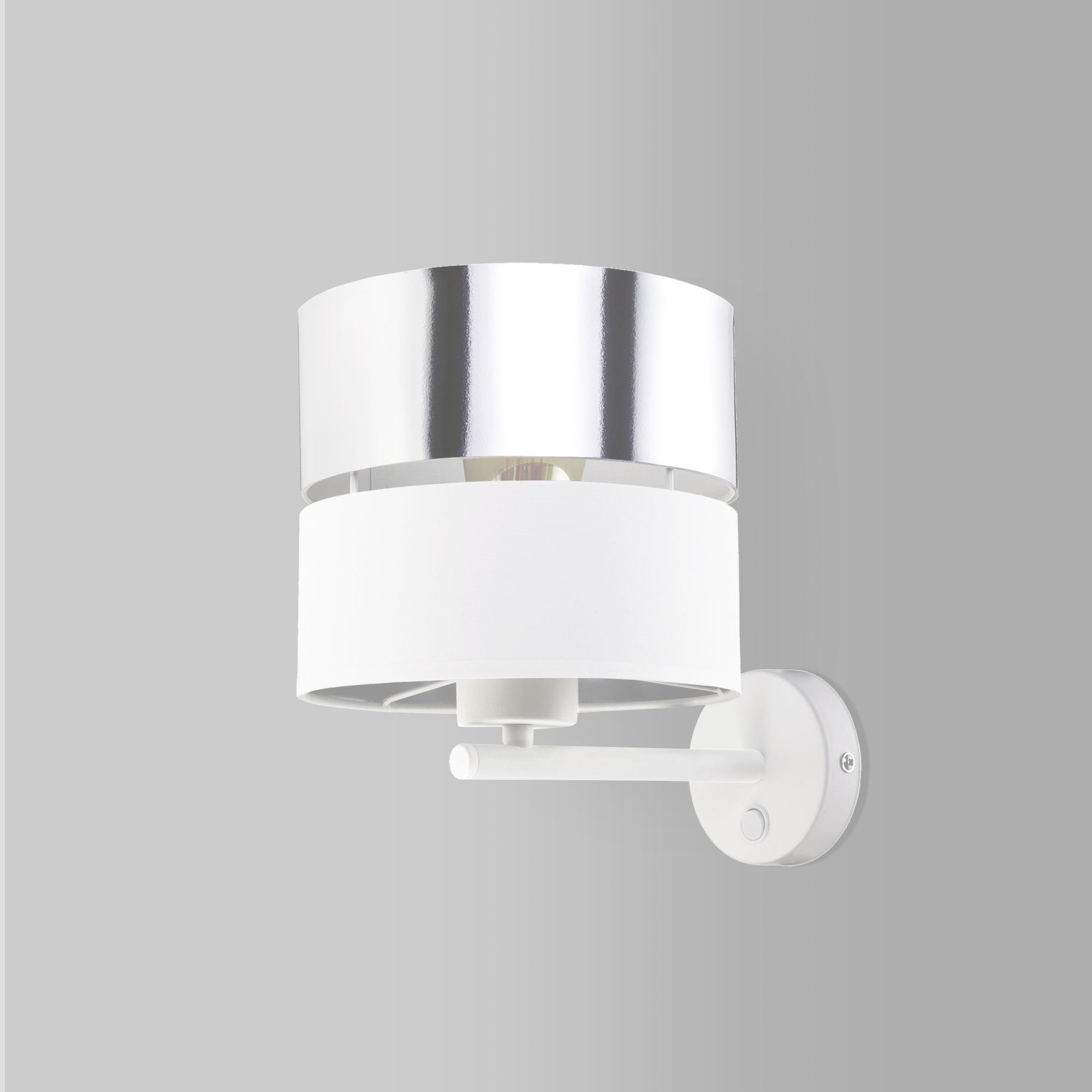 Бра с абажуром TK Lighting 4175 Hilton Silver