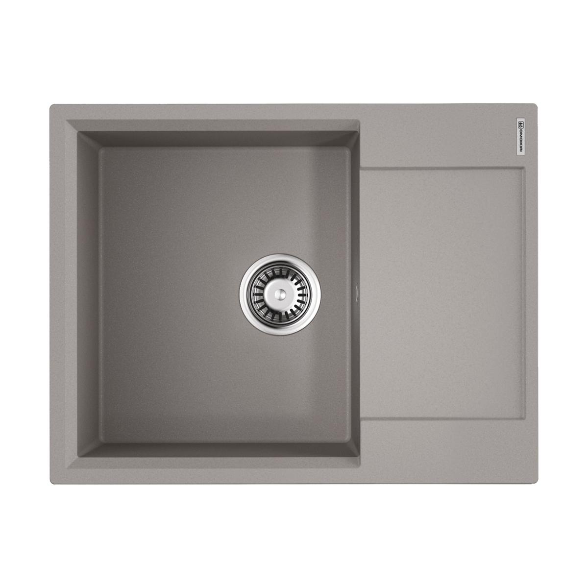 Врезная кухонная мойка Omoikiri Daisen 65-GR leningrad grey 4993682