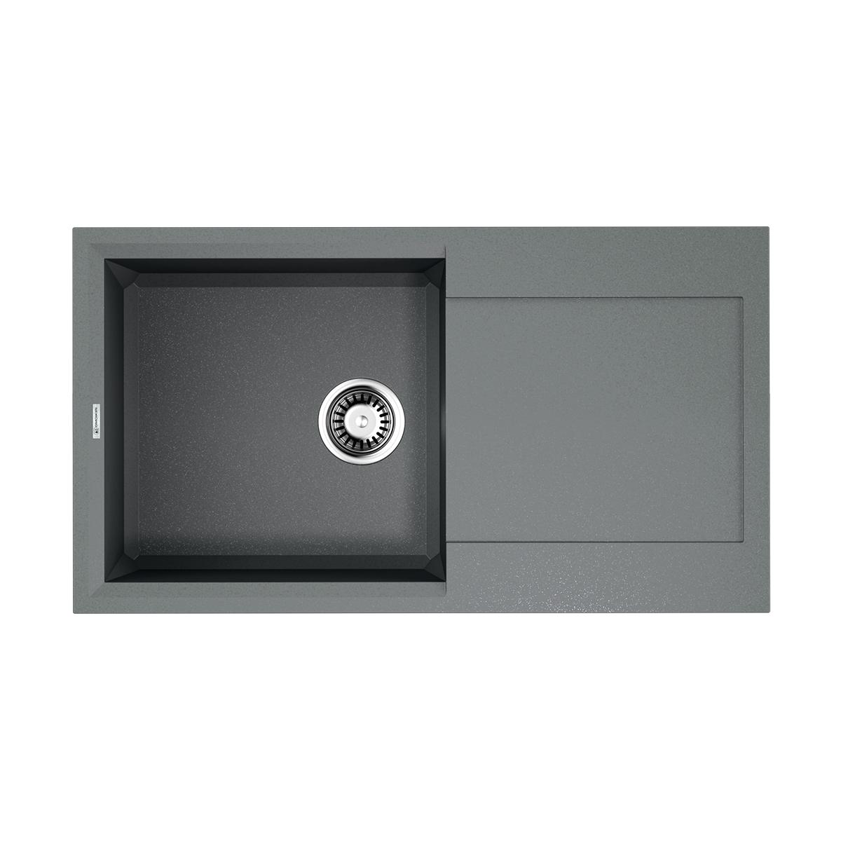 Врезная кухонная мойка Omoikiri Sakaime 78-GR leningrad grey 4993548