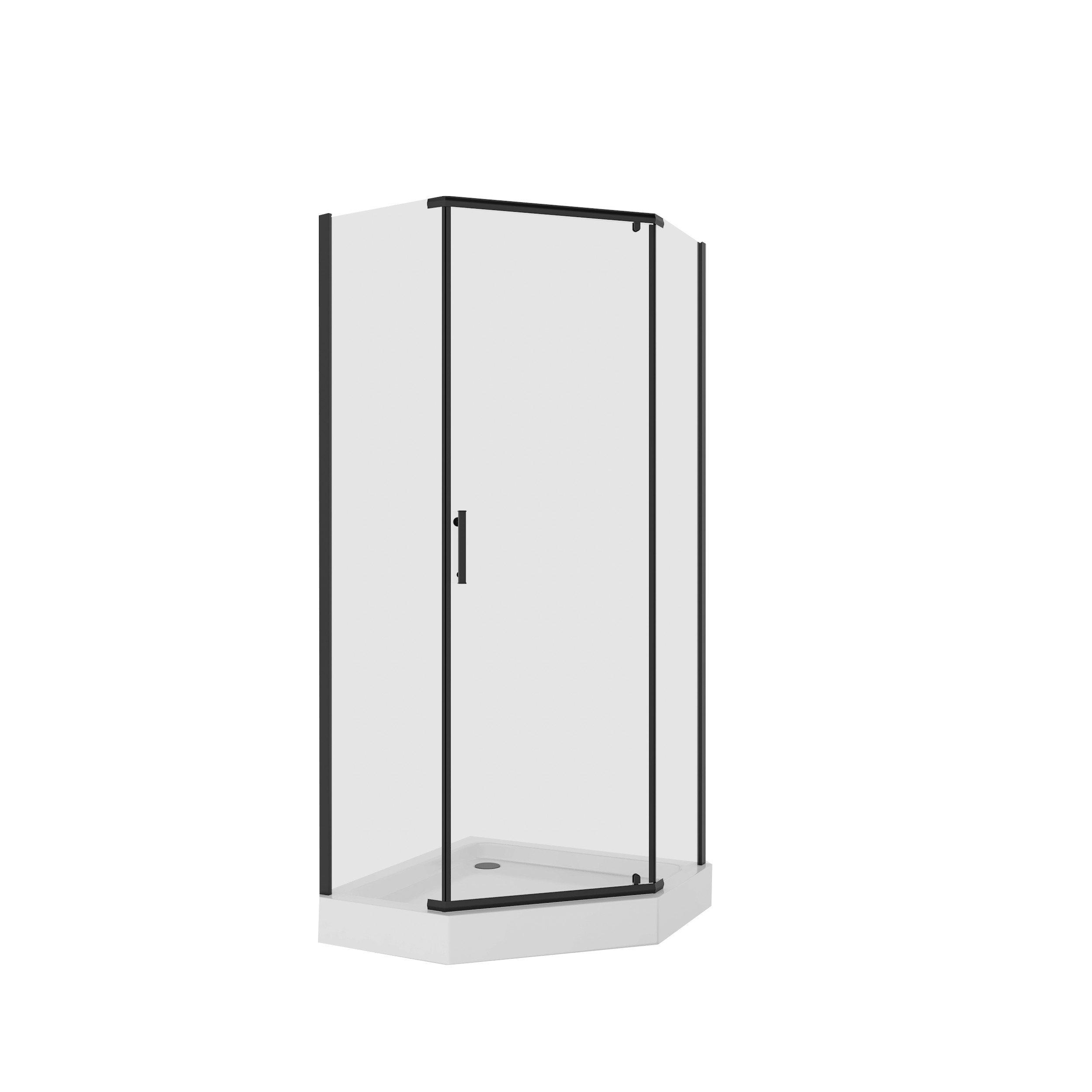 Душевое ограждение Niagara Nova 68050811BLACK 90х90