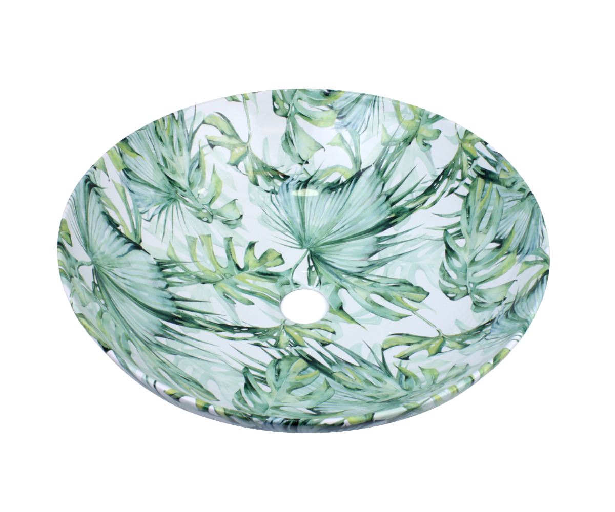 Раковина-чаша Bronze de Luxe Flora 400x400x120 3008