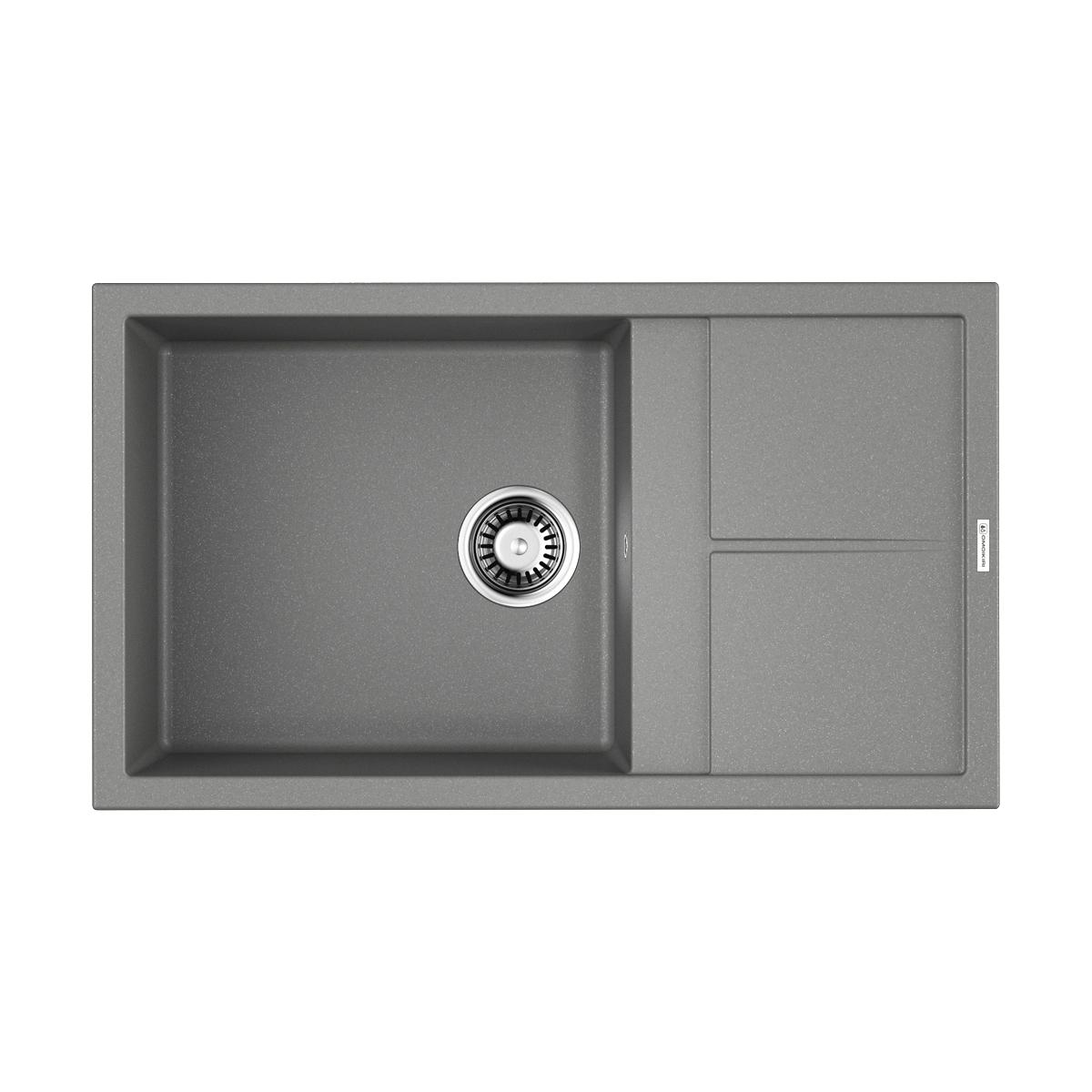 Врезная кухонная мойка Omoikiri Sumi 86-GR leningrad grey 4993564
