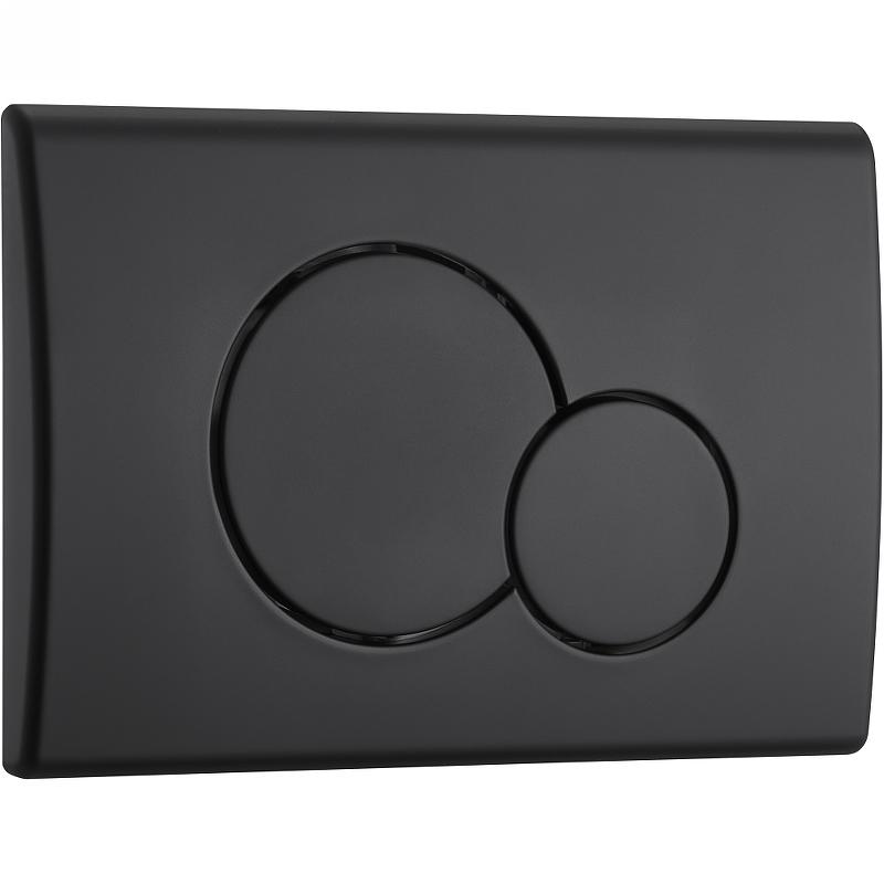 Кнопка для инсталляции WeltWasser WW Marberg 507 RD MT-BL 10000010238 черная матовая, круглая