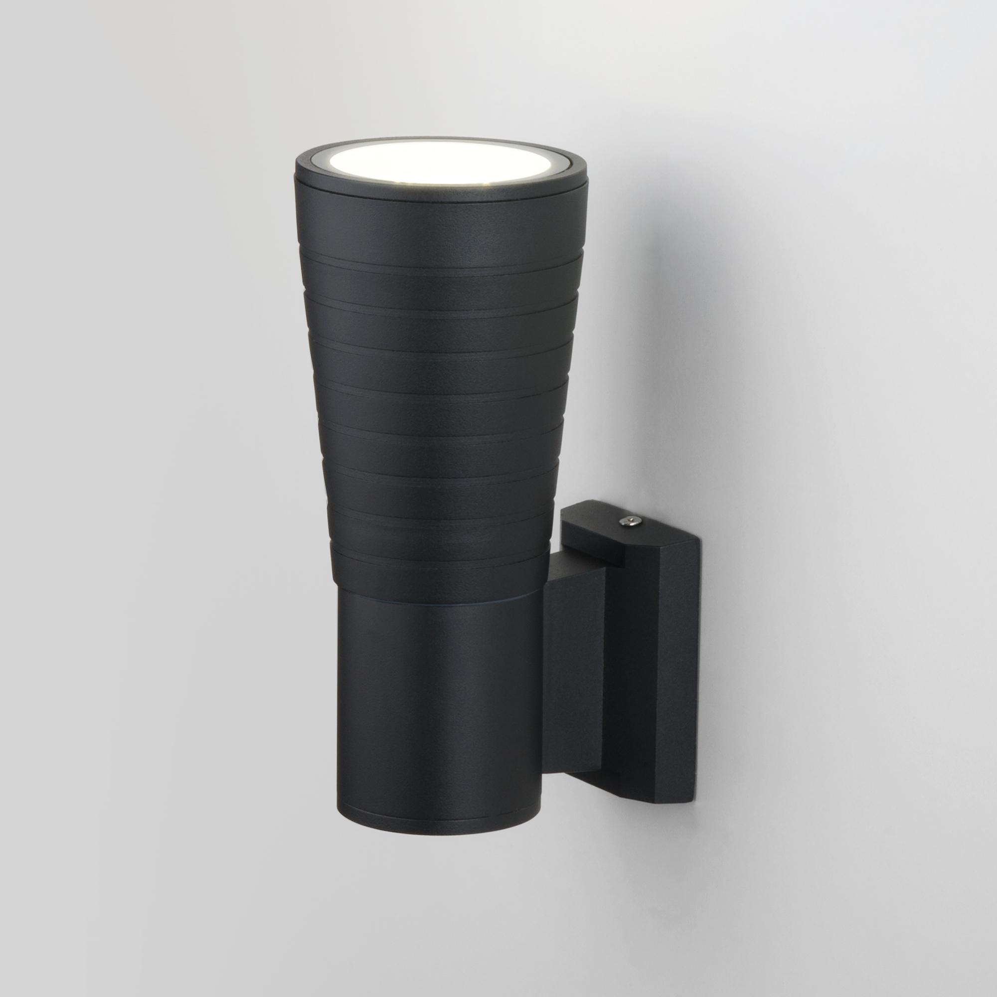 Уличный настенный светодиодный светильник Elektrostandard 1503 TECHNO LED Tube uno черный