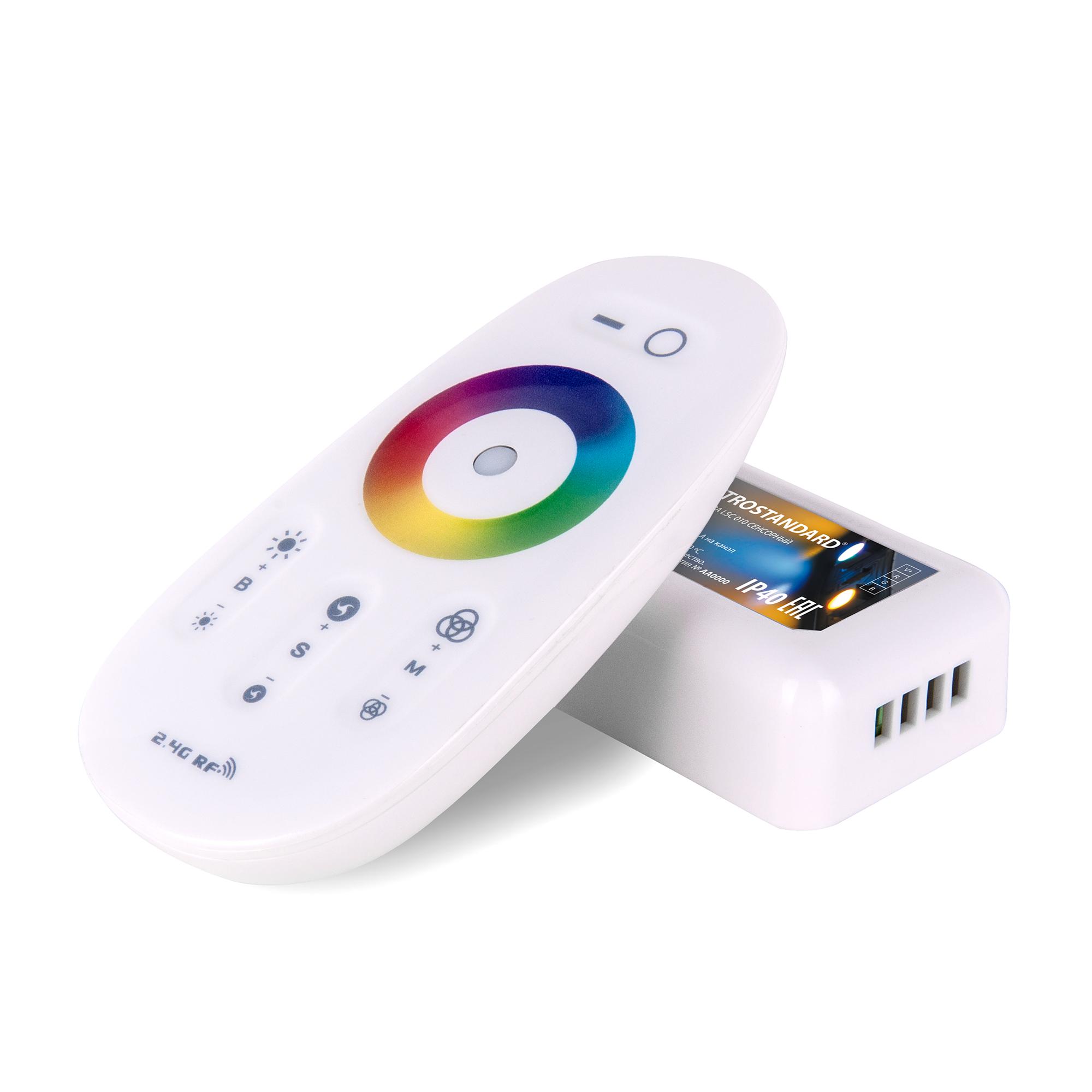 Сенсорный контроллер для светодиодной ленты RGB с ПДУ 12V (радио) Elektrostandard IP40 LSC 010
