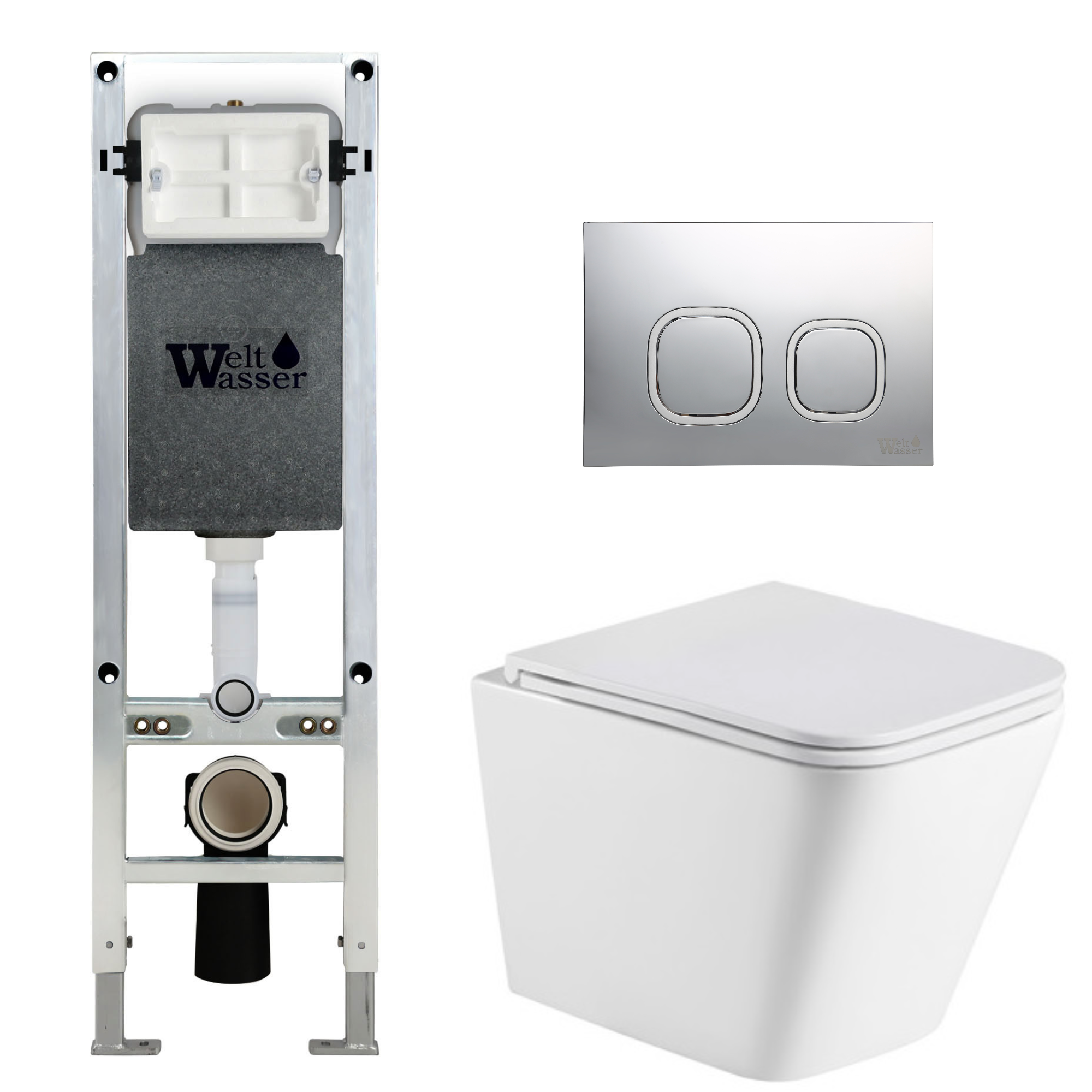 Комплект WeltWasser 10000011848 Gelbach 043 GL-WT + Amberg 350 ST + Amberg RD-MT CR