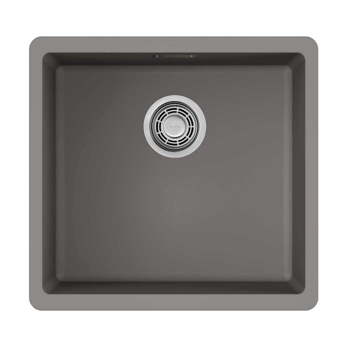 Врезная кухонная мойка Omoikiri Kata 44-U-GR leningrad grey 4993404