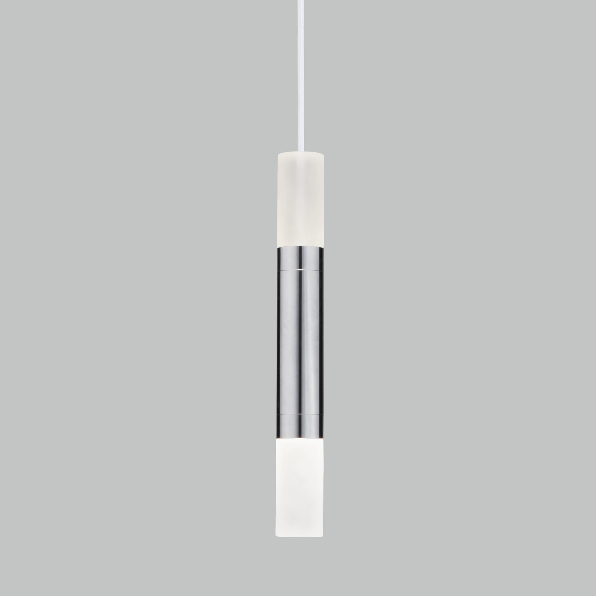 Подвесной светодиодный светильник Eurosvet 50210/1 LED хром