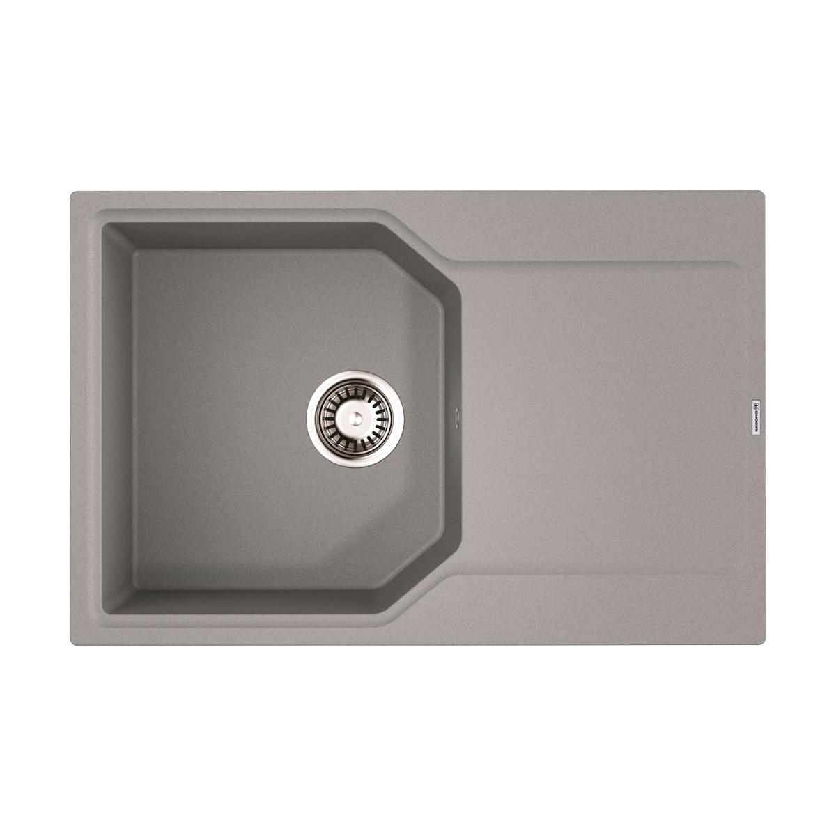 Врезная кухонная мойка Omoikiri Yonaka 78-GR leningrad grey 4993706