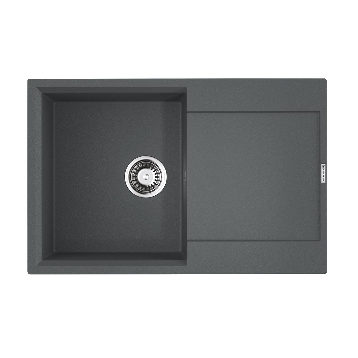Врезная кухонная мойка Omoikiri Daisen 78T-GR leningrad grey 4993584